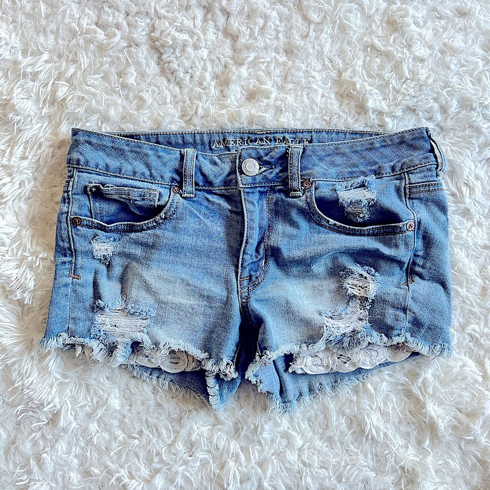 American Eagle Outfitters Shortie Shorts Size 8